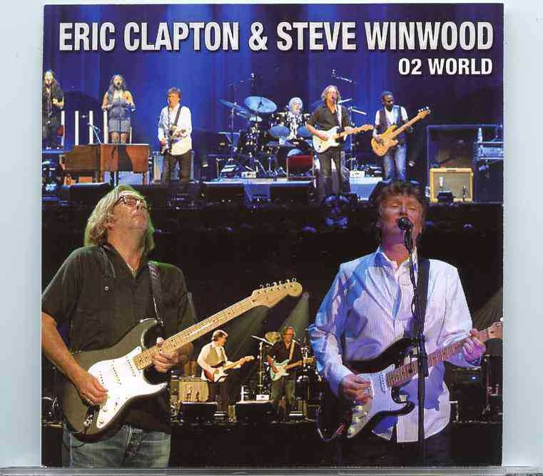 Traffic – Live At 02 World ( 2 CD ) ( W/ Eric Clapton Live at 02 World , Berlin , Germany , June 2nd , 2010 ) front cover Traffic - Live At 02 World ( 2 CD ) ( W/ Eric Clapton Live at 02 World , Berlin , Germany , June 2nd , 2010 ) front cover
