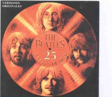 The Beatles – 25 Exitos de Oro ( Rare Release from Spain ) front cover The Beatles - 25 Exitos de Oro ( Rare Release from Spain ) front cover