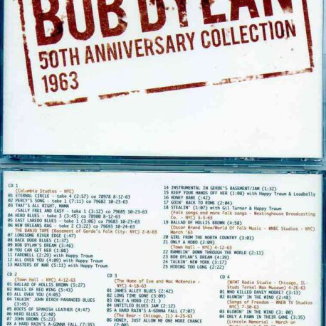 Bob Dylan - 50th Anniversary Collection 1963  ( 4CD ) 2013 Song Music Entertainment Poland