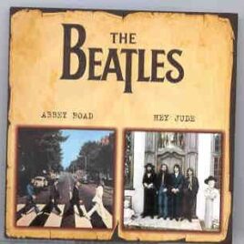 The Beatles - Abbey Road + Hey Jude ( 2 in 1 Russian ) front cover