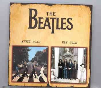The Beatles – Abbey Road + Hey Jude ( 2 in 1 Russian ) front cover The Beatles - Abbey Road + Hey Jude ( 2 in 1 Russian ) front cover