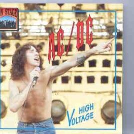 AC/DC - High Voltage ( Live 1979 ) ( On Stage Recs ) ( Towson , Maryland & London 1979 ) front cover