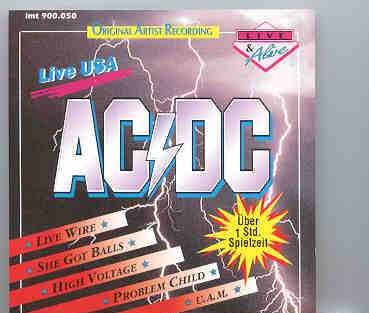 Ac-Dc – Live in USA Vol. 1 ( Cleveland 1977 – Boston 1978 ) front cover AC/DC - Live in USA Vol. 1 ( Cleveland 1977 - Boston 1978 ) front cover