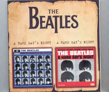 The Beatles – A Hard Day’s Night / A Hard Day’s Night Soundtrack ( 2 in 1 Russian ) front cover The Beatles - A Hard Day's Night / A Hard Day's Night Soundtrack ( 2 in 1 Russian ) front cover