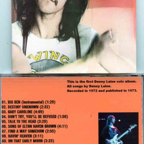 Paul McCartney - Denny Laine Ahhh Laine  ( Denny Laine First Solo Album on CD )