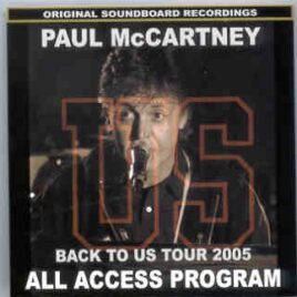 Paul McCartney - All Access Program ( 2 CD SET ) ( Piccadilly Circus ) ( 2005 Live Soundboard Recordings ) front cover