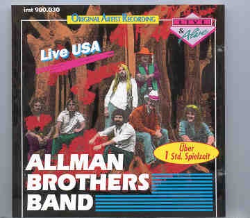 Allman Brothers Band – Live USA ( Atlanta , GA , 1973 , New Jersey , NJ , 1979 ) front cover Allman Brothers Band - Live USA ( Atlanta , GA , 1973 , New Jersey , NJ , 1979 ) front cover