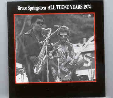 Bruce Springsteen – All Those Years Vol. 2 ( Templar – Great Dane ) front cover Bruce Springsteen - All Those Years Vol. 2 ( Templar - Great Dane ) front cover