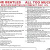 The Beatles - All Too Much Rarities