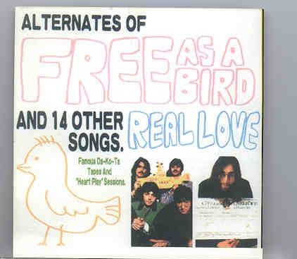 The Beatles – Alternate Free As A Bird front cover The Beatles - Alternate Free As A Bird front cover