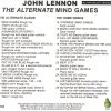 John Lennon - The Alternate Mind Games  ( PEAR )
