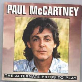 Paul McCartney - Alternate Press To Play  ( Orange ) front cover