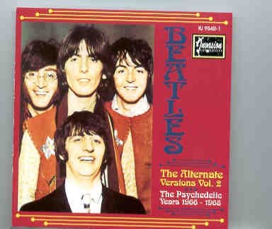 The Beatles – Alternate Versions Vol. 2 ( Invasion Unlimited ) front cover The Beatles - Alternate Versions Vol. 2 ( Invasion Unlimited ) front cover