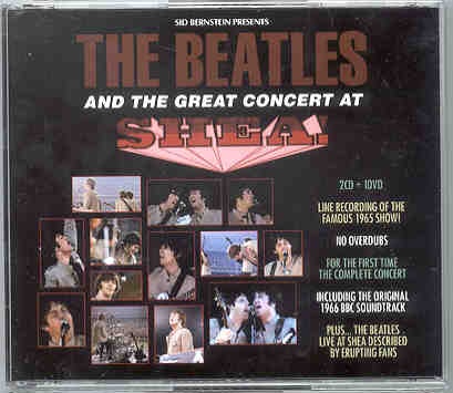 The Beatles – And The Great Concert At Shea ! ( 2 CD + 1 DVD SET ) front cover The Beatles - And The Great Concert At Shea ! ( 2 CD + 1 DVD SET ) front cover