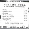 Jethro Tull - A New Day Yesterday  ( Oh Boy Recs )