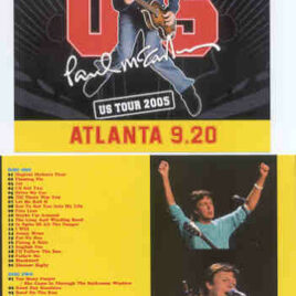 Paul McCartney - Back in Atlanta ( 2 CD SET ) ( Phillips Arena , Atlanta , Georgia , September 10th , 2005 )