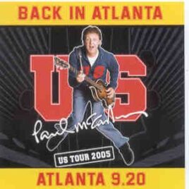 Paul McCartney - Back in Atlanta ( 2 CD SET ) ( Phillips Arena , Atlanta , Georgia , September 10th , 2005 ) front cover