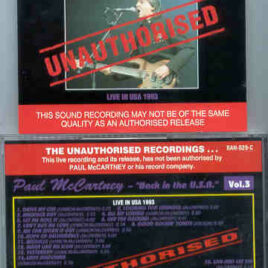 Paul McCartney - Back in the USA Vol. 3  ( Unauthorized Vol 3 ) ( Banana ) ( Australia )