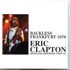 Eric Clapton – Backless Frankfurt 1978 front cover