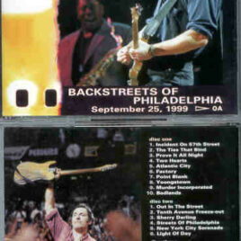 Bruce Springsteen - Backstreets Of Philadelphia ( 3 cd set ) September 25th , 1999 )