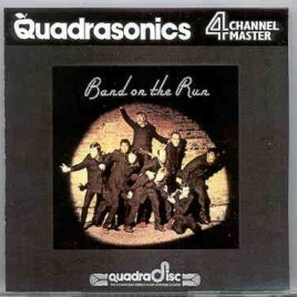 Paul McCartney - Band On The Run Quadraphonic  ( Odeon Quadraphonics ) front cover