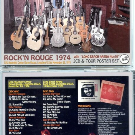 George Harrison – ROCK N ROUGE 1974 - USA Tour 1974 with Ravi Shankar