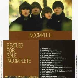 The Beatles - Beatles For Sale Incomplete ( 2011 JPGR )
