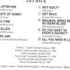 The Beatles - Beatles Get Back ( Oil Well Recs. )