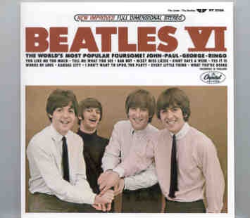 The Beatles – Beatles VI ( US Capitol STEREO ) front cover The Beatles - Beatles VI ( US Capitol STEREO ) front cover