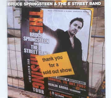 Bruce Springsteen – Berlin Night ( 2 CD set ) ( Velodrom , Berlin , Germany , Saturday , October 20th , 2002 ) front cover Bruce Springsteen - Berlin Night ( 2 CD set ) ( Velodrom , Berlin , Germany , Saturday , October 20th , 2002 ) front cover