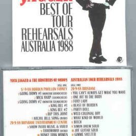 Rolling Stones - Best Of Tour Rehearsals Australia '88 ( M. Jagger & Brothers Of Sodom ) ( 2 CD!!!!! set )