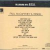 Paul McCartney - Billboard Hits USA
