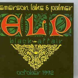Emerson , Lake & Palmer - Black Affair front cover