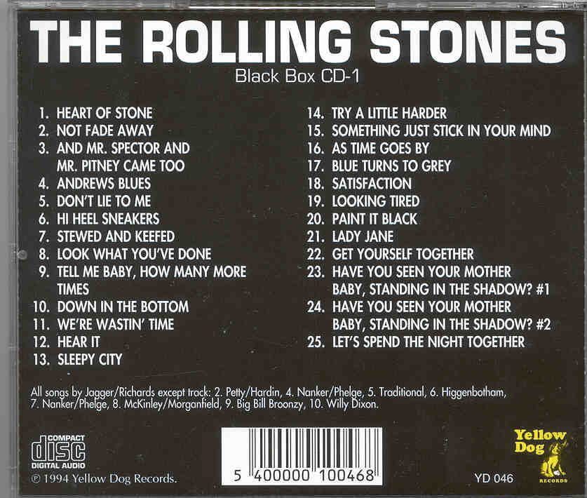 Rolling Stones - Black Box 1 ( Yellow Dog )