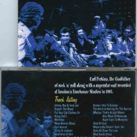 Carl Perkins - Blue Suede Shoes ( With George Harrison , Eric Clapton ( London Limehouse Studios 1985 )