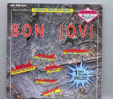 Bon Jovi – Bon Jovi LIVE IN USA front cover Bon Jovi - Bon Jovi LIVE IN USA front cover