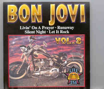 Bon Jovi – Bon Jovi LIVE IN USA Vol. 3 front cover Bon Jovi - Bon Jovi LIVE IN USA Vol. 3 front cover