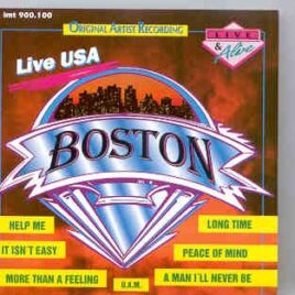 Boston - Live USA front cover