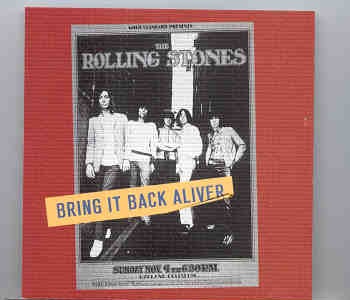Rolling Stones – Bring It Back Aliver front cover Rolling Stones - Bring It Back Aliver front cover