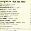 Janis Joplin - Bye Bye Baby ( On Stage Recs )( Live in Detroit , San Francisco , Fillmore West , Toronto & Calgary 1968-1970 )