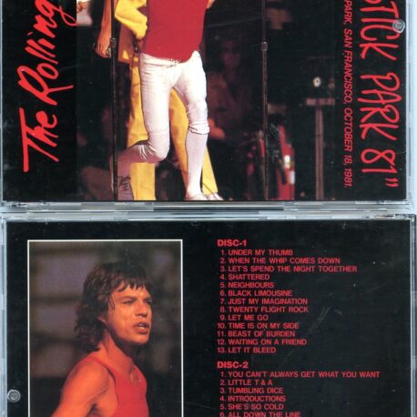 The Rolling Stone – Candlestick Park 81 – San Francisco October 18 – 1981 (2 CD)