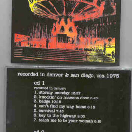 Eric Clapton - Carnival ( Denver & San Diego , USA , 1975 Tour ) ( Silver Rarities ) ( 2 CD set )