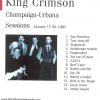 King Crimson - Champaign-Urbana Sessions ( January 17th - 30th , 1983 )
