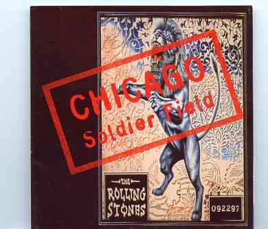 Rolling Stones – Chicago Soldier Field ( 2 CD ) ( September 22nd , 1997 , Live at Soldier Field , Chicago , IL , USA ) front cover Rolling Stones - Chicago Soldier Field ( 2 CD ) ( September 22nd , 1997 , Live at Soldier Field , Chicago , IL , USA ) front cover
