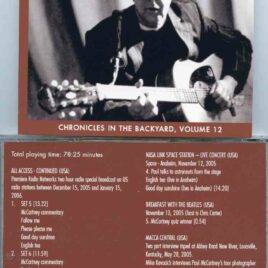 Paul McCartney - Chronicles In The Backyard Vol. 12