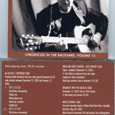 Paul McCartney - Chronicles In The Backyard Vol. 12