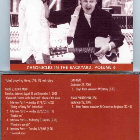 Paul McCartney - Chronicles In The Backyard Vol. 6
