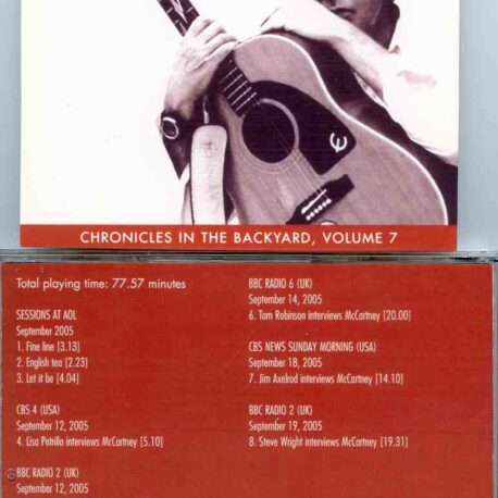 Paul McCartney - Chronicles In The Backyard Vol. 7