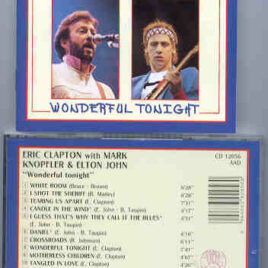 Eric Clapton - Wonderful Tonight ( With Mark Knopfler and Elton John ) ( On Stage )