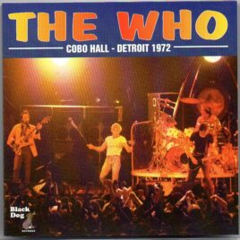 The Who - Cobo Hall  ( Yellow Dog ) ( Live in Detroit 1972 ) front cover